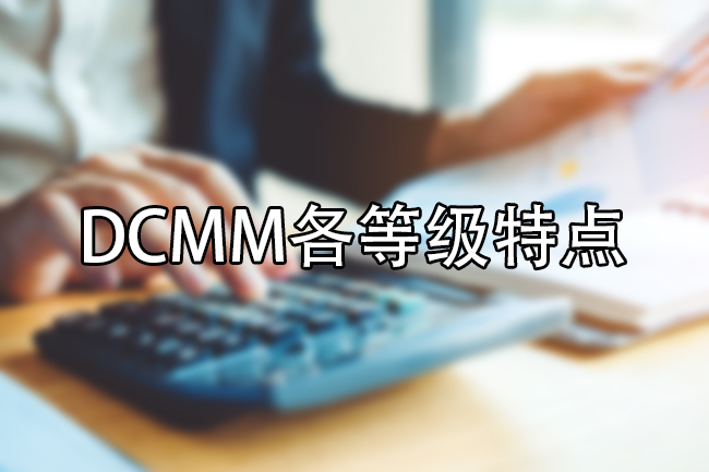 DCMM各等级特点